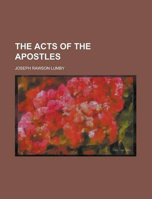 Book cover for The Acts of the Apostles