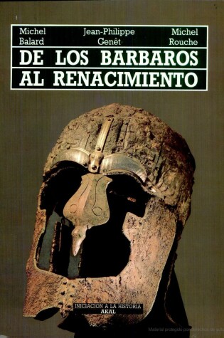 Cover of de Los Barbaros Al Renacimiento