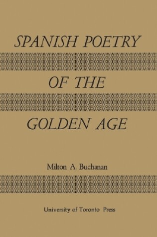 Cover of Spanish Poetry of the Golden Age