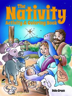 Book cover for The Nativity Activity and Coloring Book