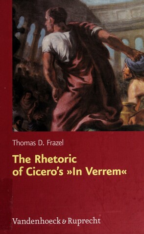 Book cover for The Rhetoric of Cicero's In Verrem