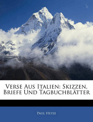 Book cover for Verse Aus Italien