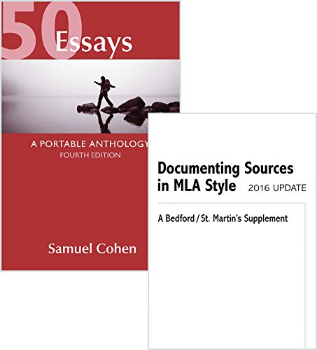 Book cover for Fifty Essays & Documenting Sources 2016 MLA Update