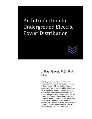 Book cover for An Introduction to Underground Electric Power Distribution