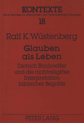 Book cover for Glauben ALS Leben