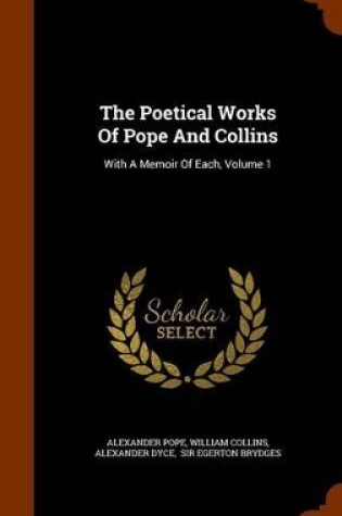 Cover of The Poetical Works of Pope and Collins