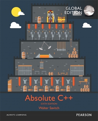 Book cover for Absolute C++, Global Edition