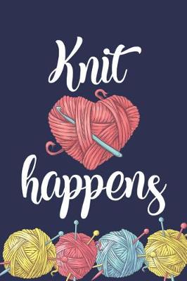 Book cover for Knit Happens