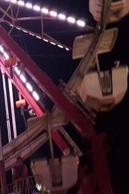 Cover of Journal Ferris Wheel Carnival Amusement Park Night Lights