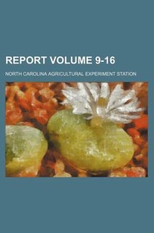 Cover of Report Volume 9-16