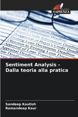 Book cover for Sentiment Analysis - Dalla teoria alla pratica