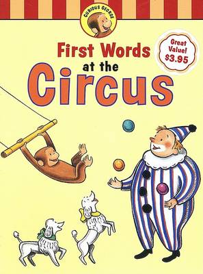 Book cover for Curious George's First Words at the Circus