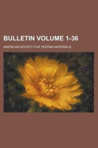 Cover of Bulletin Volume 1-36