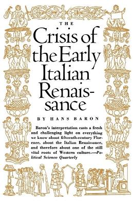 Book cover for Crisis of the Early Italian Renaissance