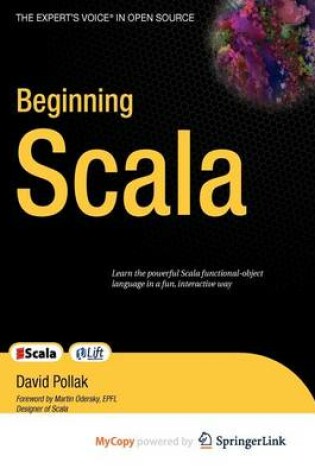 Cover of Beginning Scala