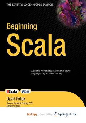 Book cover for Beginning Scala