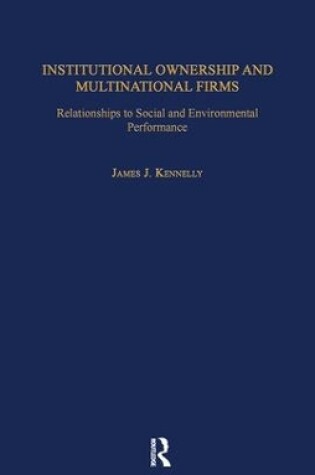 Cover of Institutional Ownership and Multinational Firms