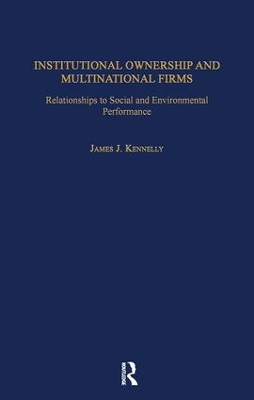 Cover of Institutional Ownership and Multinational Firms