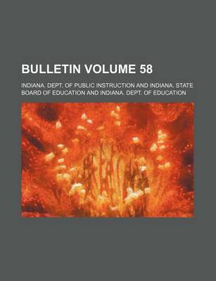 Book cover for Bulletin Volume 58