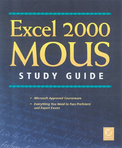 Book cover for Excel 2000 MOUS Study Guide