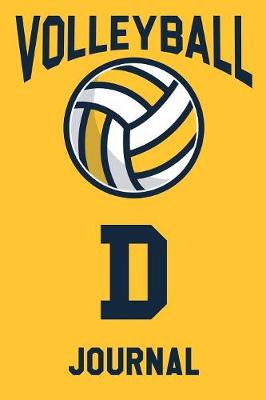 Book cover for Volleyball Journal D