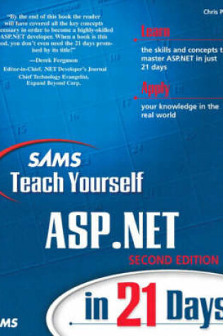 Cover of Sams Teach Yourself ASP.NET in 21 Days