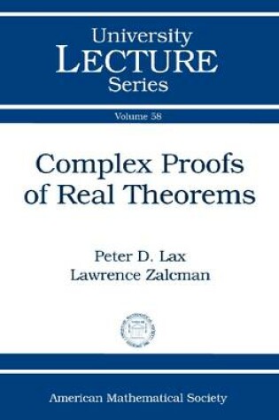 Cover of Complex Proofs of Real Theorems