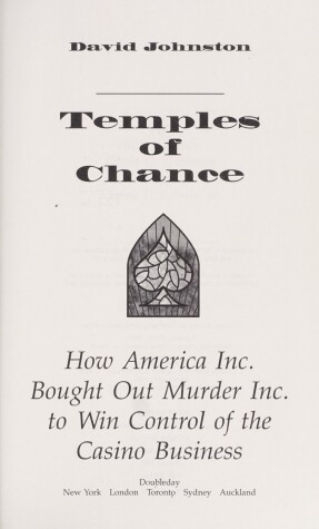 Book cover for Temples of Chance