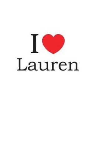 Cover of I Love Lauren