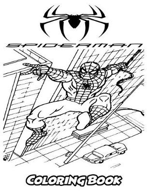 Book cover for Spiderman Coloring Book