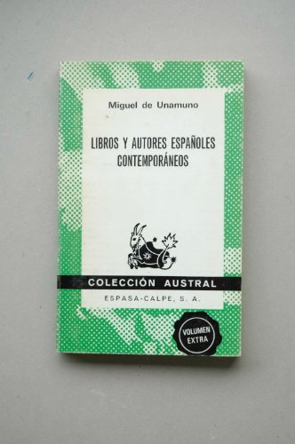 Book cover for Libros y Autores Espa~noles Contemporaneos