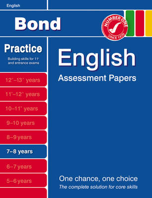 Cover of Bond First Papers in English 7-8 Years