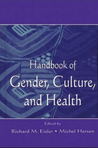 Cover of Handbook of Gender, Culture, and Health