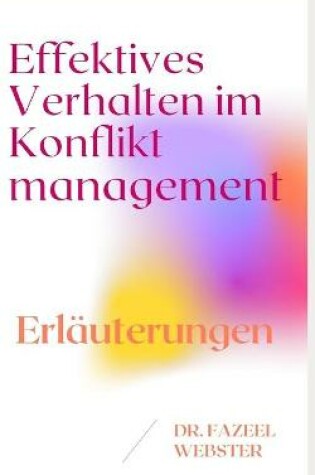Cover of Effektives Verhalten im Konfliktmanagement