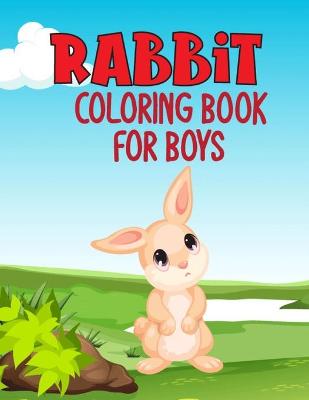 Book cover for Rabbit Coloring Book For Boys