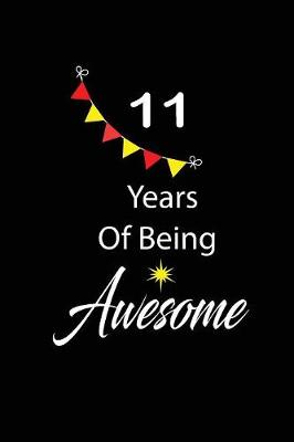 Book cover for 11 years of being awesome