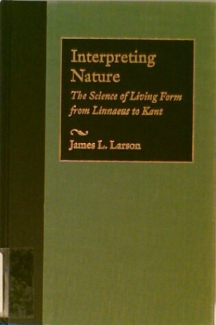 Cover of Interpreting Nature