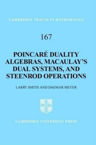 Cover of Poincare Duality Algebras, Macaulay S Dual Systems, and Steenrod Operations