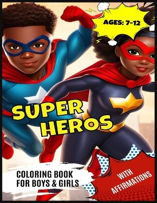 Book cover for Super Hero Book for African American Girls and Boys