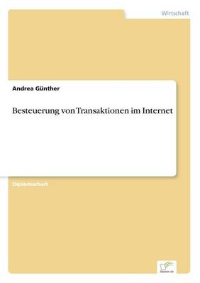 Book cover for Besteuerung von Transaktionen im Internet