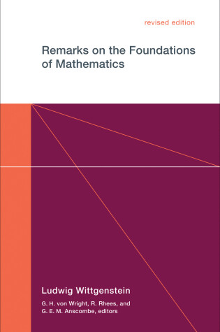 Cover of Remarks on the Foundations of Mathematics
