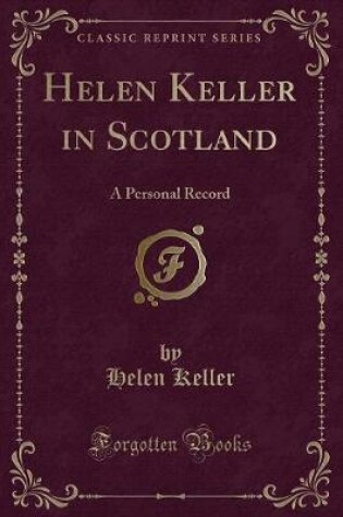 Cover of Helen Keller in Scotland