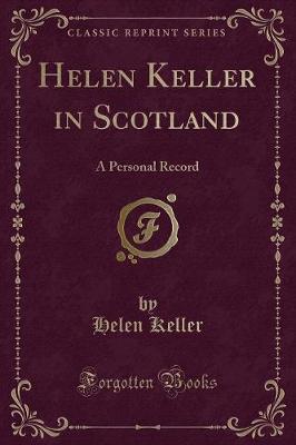 Book cover for Helen Keller in Scotland