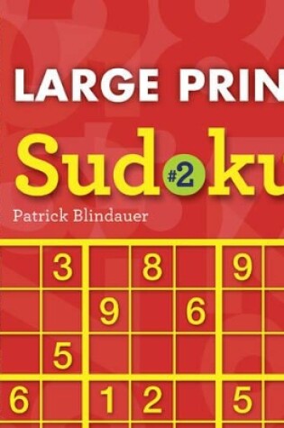 Cover of Large Print Sudoku #2