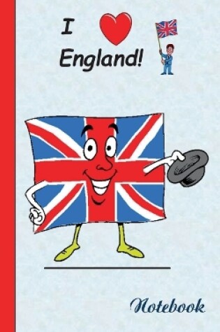 Cover of I Love England - Notebook / Notizbuch