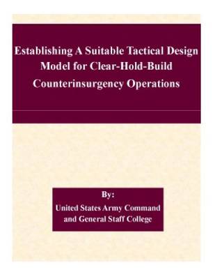 Book cover for Establishing A Suitable Tactical Design Model for Clear-Hold-Build Counterinsurgency Operations