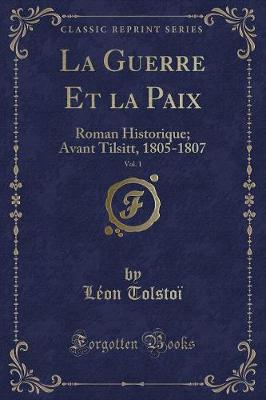 Book cover for La Guerre Et La Paix, Vol. 1