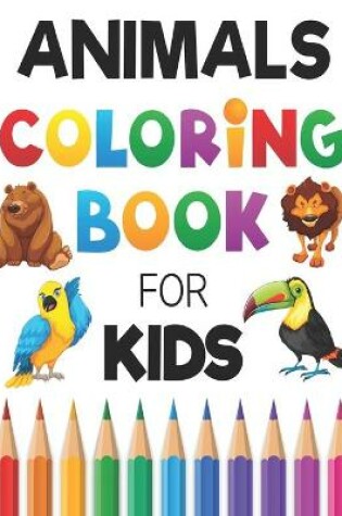 Cover of Animals Coloring book For Kids