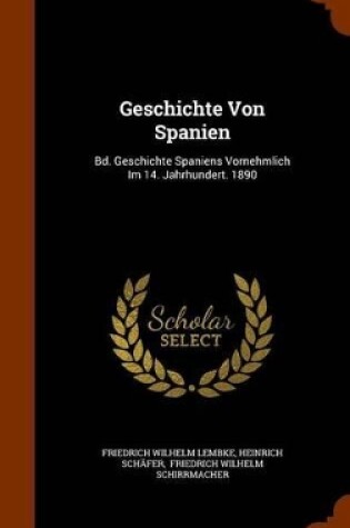 Cover of Geschichte Von Spanien