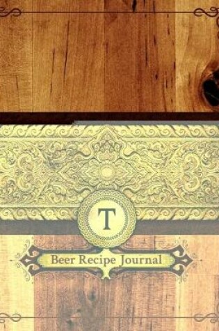 Cover of T Beer Recipe Journal